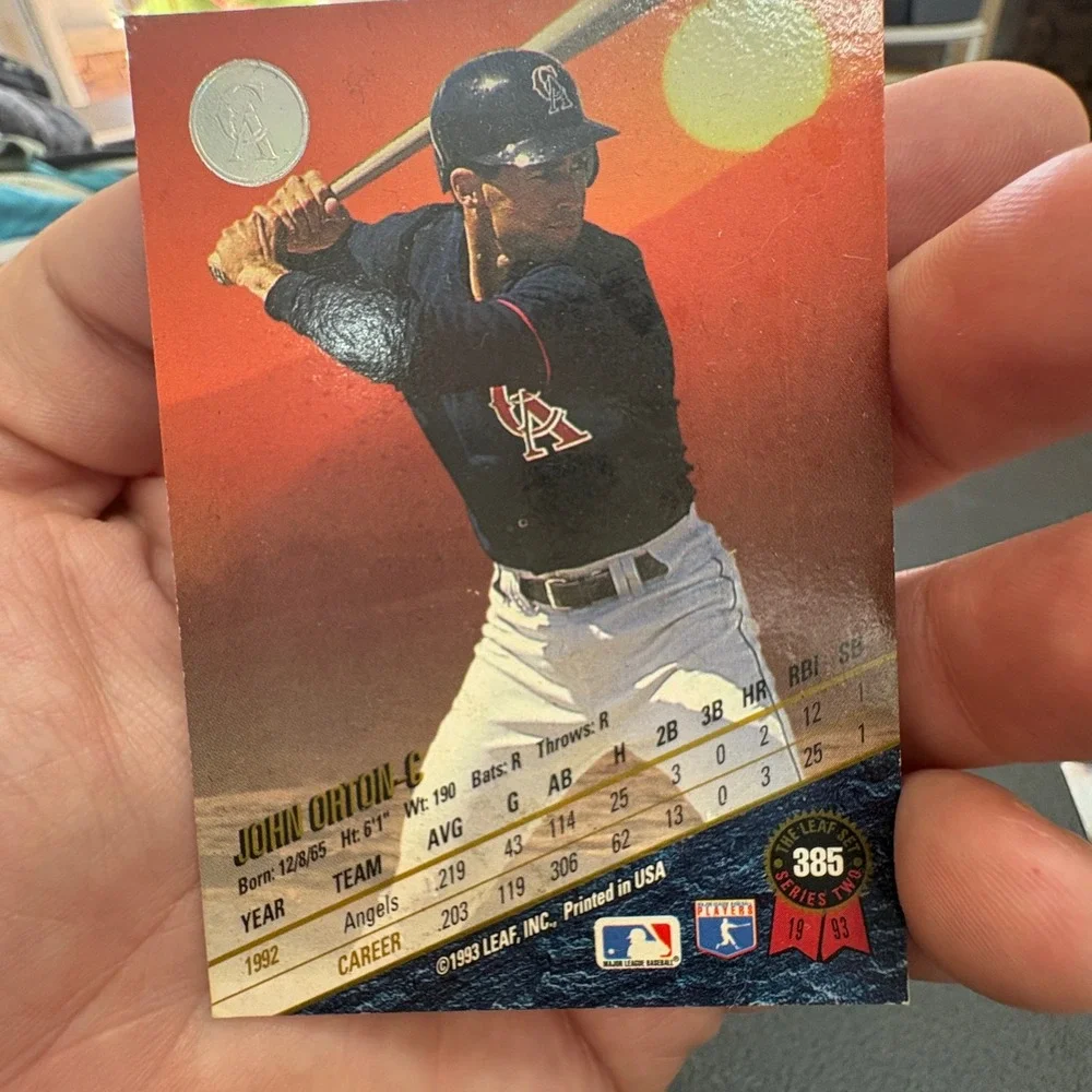 1993 Leaf Series 2 Baseball Card Lot 5ct John Orton Bill Spiers Bill Krueger